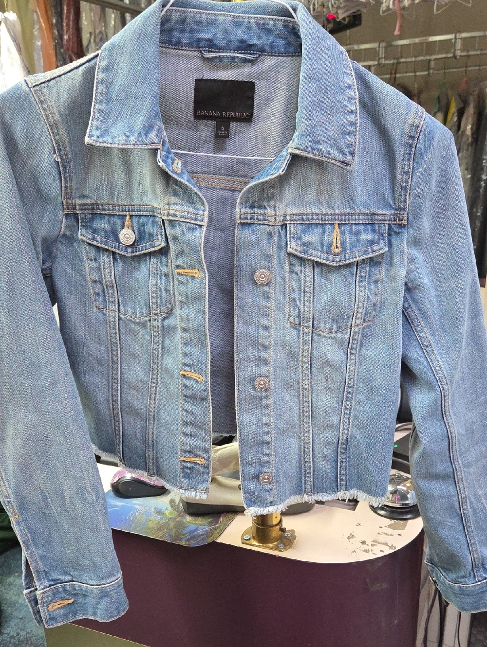 Banana Republic Light Blue Denim Jacket